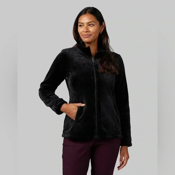 32 DEGREES WOMEN'S LUXE FUR FULL-ZI - Picture 1 of 11